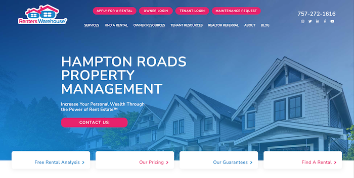 renterswarehousehamptonroads.com logo